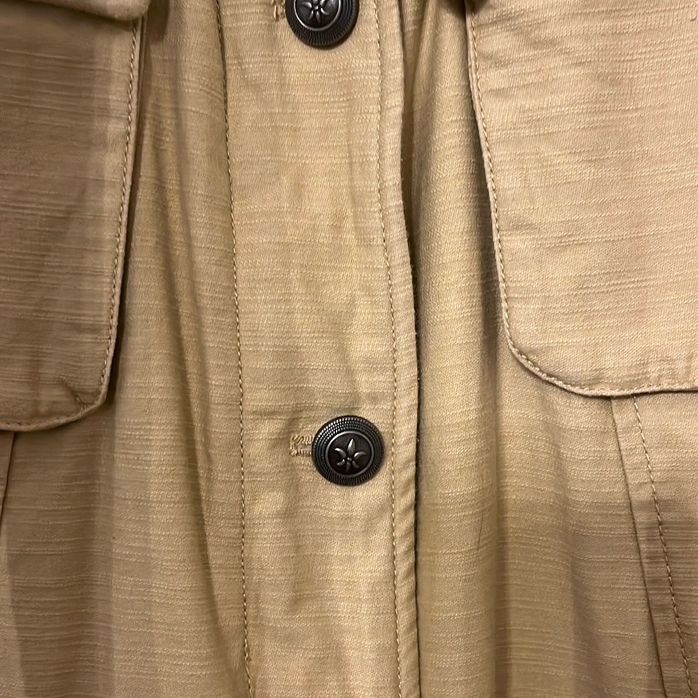 Chelsea DeBoer Tan Utility Jacket Classic Style - Picture 3 of 10